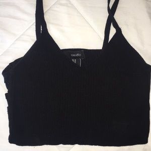 Black forever 21 crop top